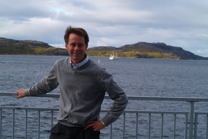 Øystein Rushfeldt er administrerende direktør i Nussir ASA og har tatt på seg den formidable oppgaven med å få landets største kobberforekomst i drift. Foto: Halfdan Carstens