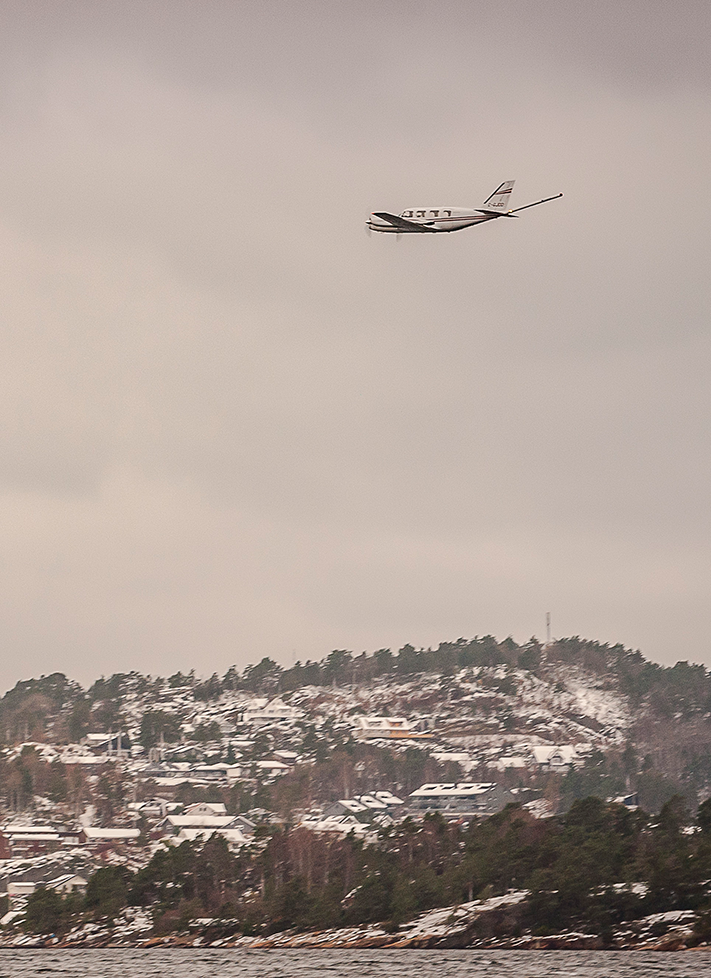 Flyet som det canadiske selskapet Novatem benyttet da det i oktober/november fløy 31 000 km for NGU mellom Mandal og Kragerø. Foto: Yannick Belley, Novatem